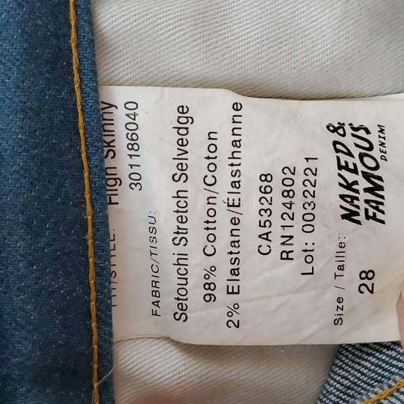 Naked & Famous Skinny Jeans - Picture 6 of 9